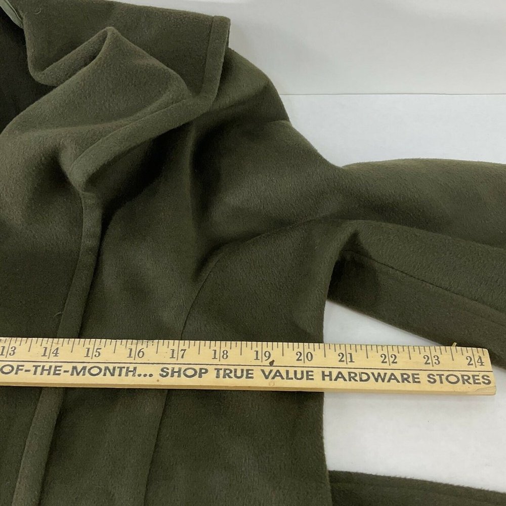 L’Acadamie Coat Womens Size Small Revolve Olive Hooded Belt Cloak $398 Nwot - Picture 4 of 7